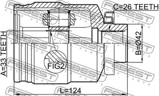 Febest 1211-TUC27RH