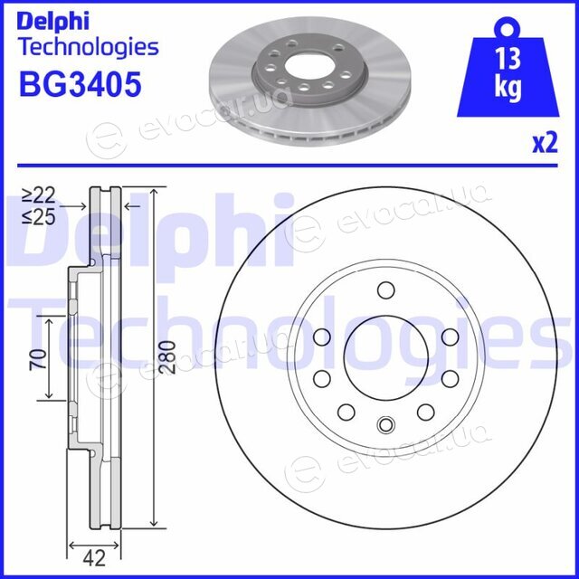 Delphi BG3405