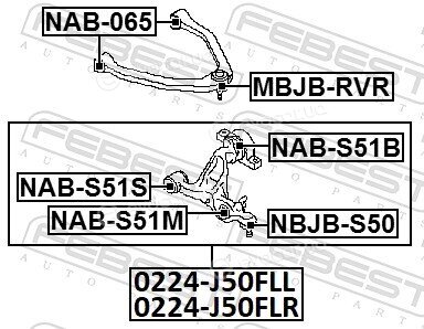 Febest NAB-S51B