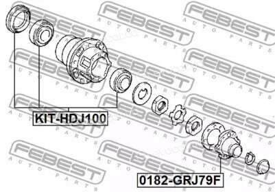 Febest KIT-HDJ100