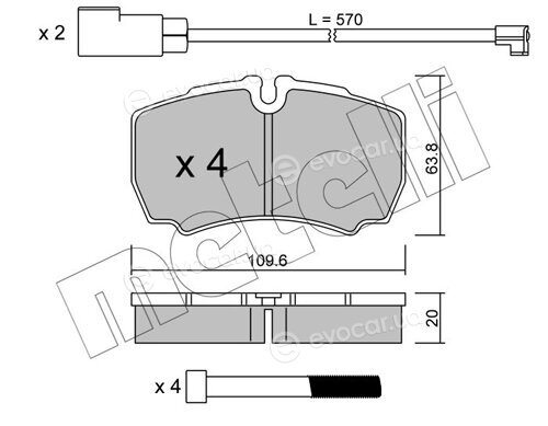 Metelli 22-0604-2K