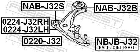 Febest 0220-J32