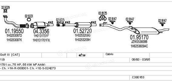 MTS C380163002966