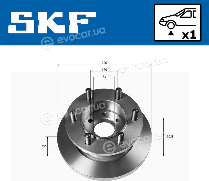 SKF VKBD 81133 S1