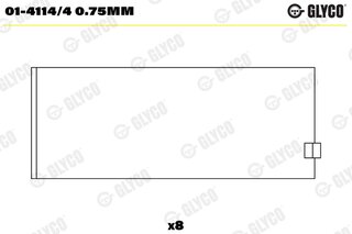 Glyco 01-4114/4 0.75mm