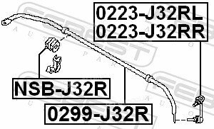 Febest 0299-J32R