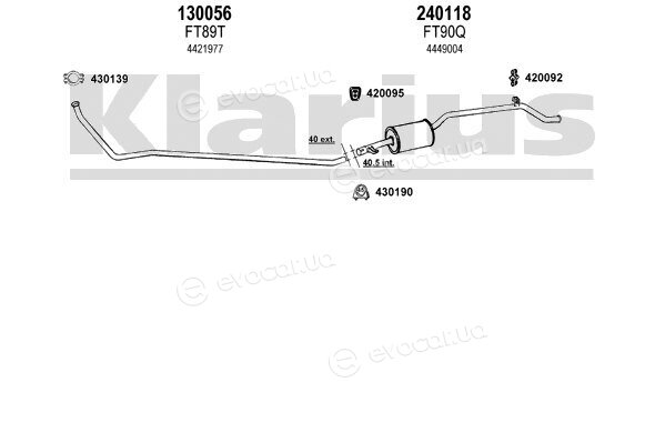 Klarius 330009E