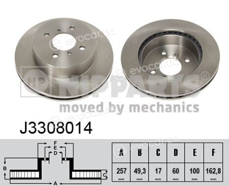 Nipparts J3308014