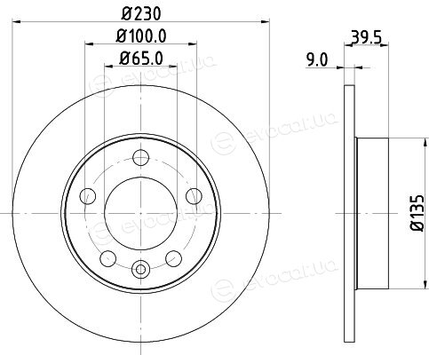 Hella Pagid 8DD 355 105-411