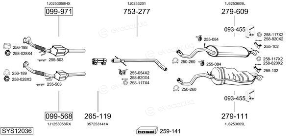 Bosal SYS12036