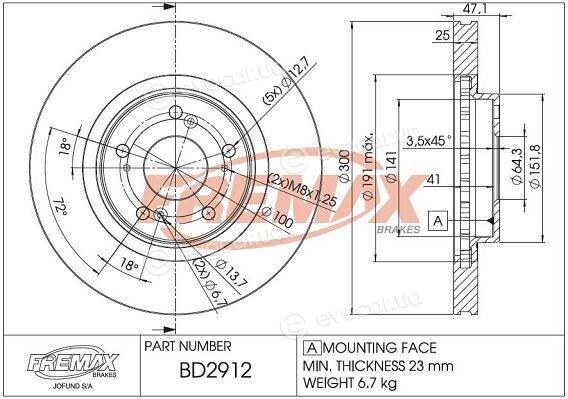 Fremax BD-2912