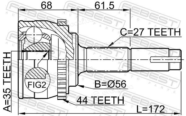Febest 0210-070A44