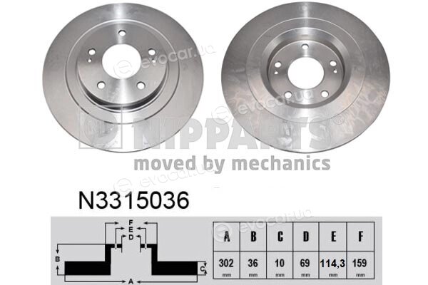 Nipparts N3315036