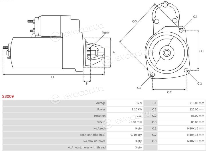 AS S3009