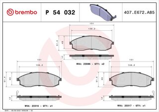 Brembo P 54 032