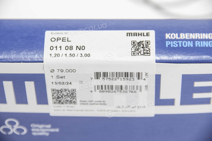 Mahle 011 08 N0