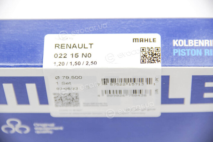 Mahle 022 15 N0