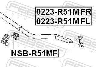 Febest 0223-R51MFL