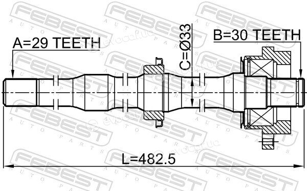 Febest 0212-Z50RH