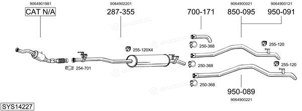 Bosal SYS14227