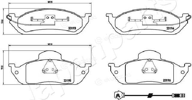 Japanparts PA-0535AF