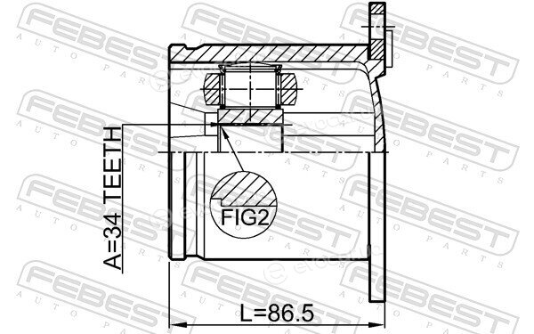 Febest 2311-CCLH