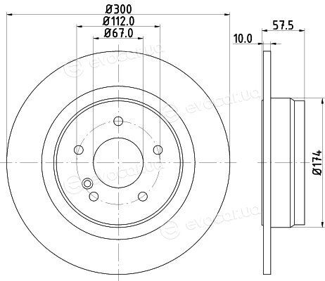 Hella Pagid 8DD 355 114-211