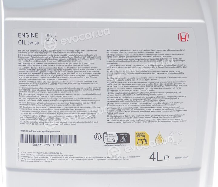 Honda / Acura 08232P99C4LPRO