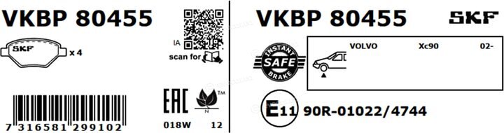 SKF VKBP 80455