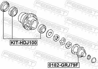 Febest KIT-HDJ100