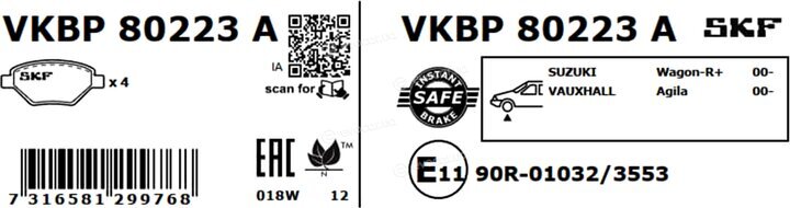 SKF VKBP 80223 A