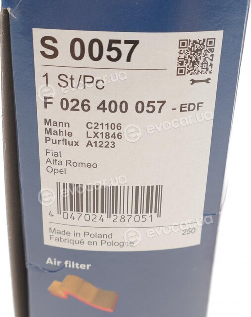 Bosch F 026 400 057