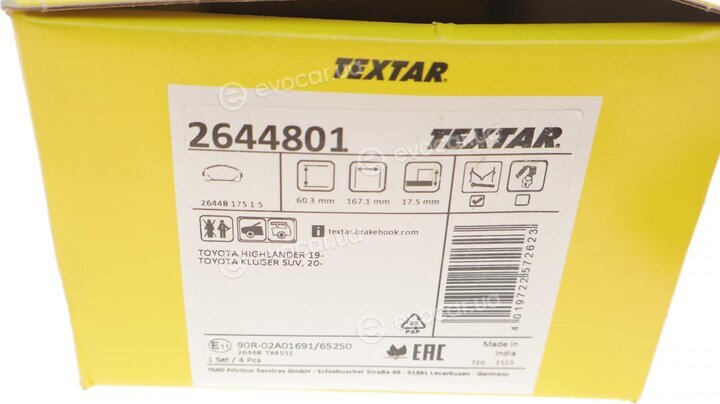 Textar 2644801