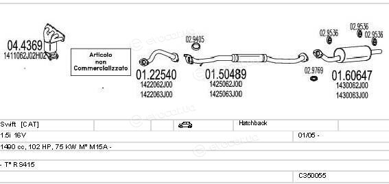 MTS C350055004909