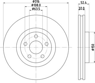 Hella Pagid 8DD 355 126-701