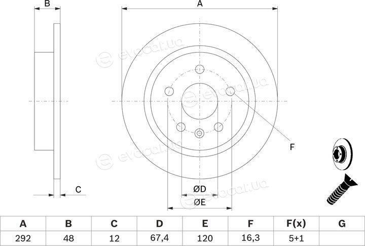 Bosch 0 986 479 C73