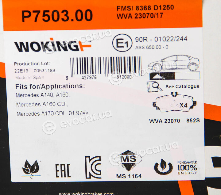 Woking P7503.00