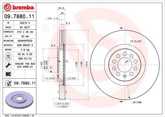 Brembo 09.7880.11