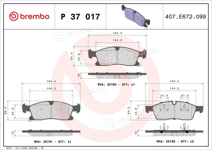 Brembo P 37 017