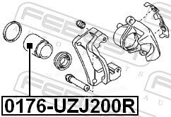 Febest 0176-UZJ200R