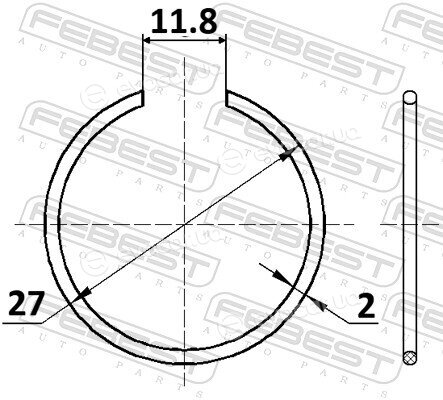 Febest CC-1-27X2