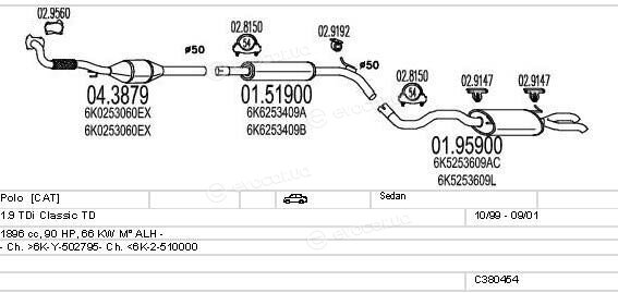 MTS C380454001642