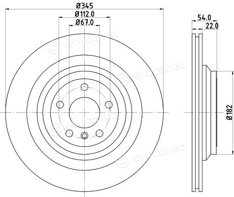 Hella Pagid 8DD 355 126-311