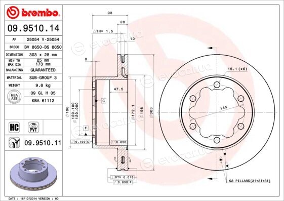 Brembo 09.9510.11