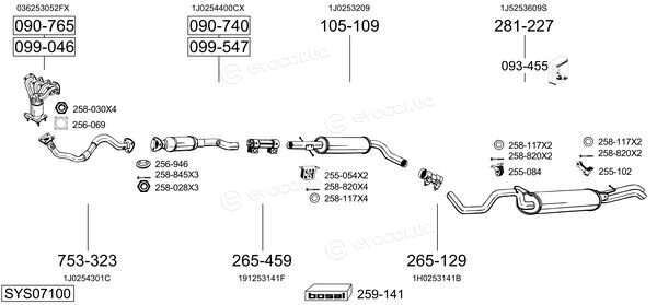 Bosal SYS07100