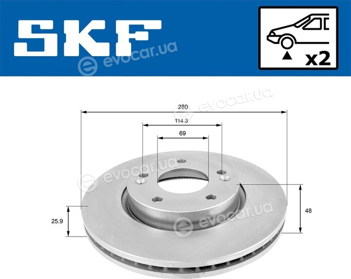 SKF VKBD 80029 V2