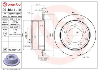 Brembo 09.B644.11