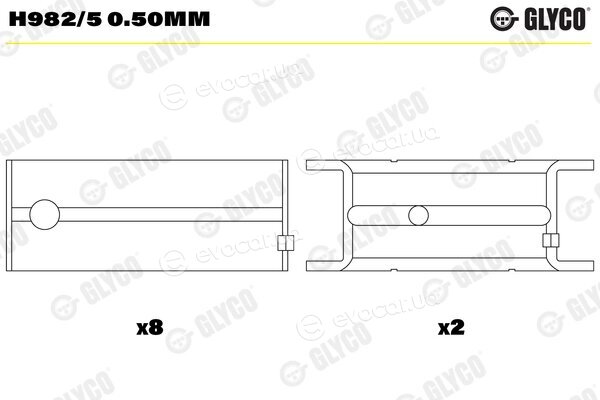 Glyco H982/5 0.50mm