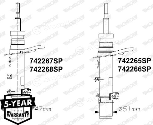 Monroe 742265SP