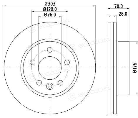 Hella Pagid 8DD 355 125-561